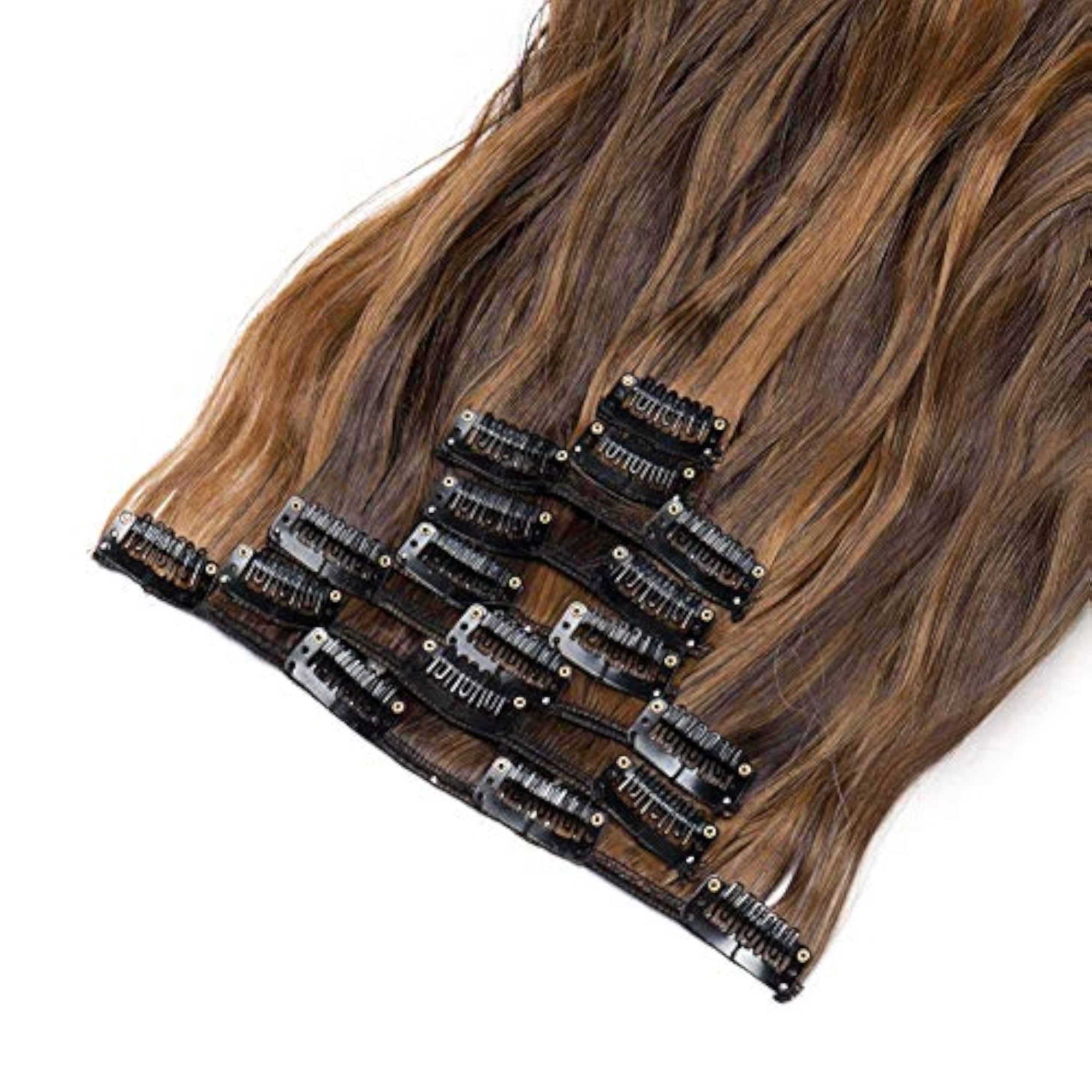 Women's Curly/Wavy Hair Extensions, 14 Clips Full Head
